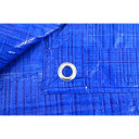 Zilais tarpaulins, 3x3m, 70g/m&sup2;, ūdensizturīgs, UV izturīgs, AW68004, AWTOOLS