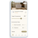 Конвекционный обогреватель мощностью 1200 Вт с тремя уровнями нагрева с WiFi управлением и умными функциями для помещений площадью 14–18 m² белый CO1200WIFI3 GEN3 Mill