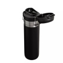 Termopudele Stanley The Quick-Flip Water Bottle Go 0,71L melna 2809149170, dubultsienu vakuuma izolācija