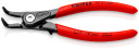 Precīzijas cirkļu knaibles, KNIPEX, 49 41 A01, izturīgas, ar neslīdo&scaron;ām rokturiem, 130 x 62 x 11 mm