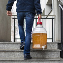 25 L Purunematu Demijohn kraani ja k&auml;epidemega BROWIN 644226, 29.5x29.5x54.2 cm, 0.995 kg