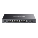Omada 10 prievadų Gigabit i&scaron;manusis jungiklis su 8 prievadų PoE+, TP-Link, SG2210P, 8&times; 10/100/1000Mbps PoE+ RJ45 prievadai, 2&times; 100/1000 Mbps SFP lizdai