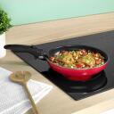 Russell Hobbs Набор сковород RH03995, 20см, 24см, 28см, съемная ручка, красный/черный, антипригарное покрытие
