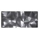 Endorfy hiirepad Crystal Black XL EY6B008, 900mm, 400mm, must, hall, valge, kangas, kumm, &otilde;mmeldud servad, niiskuskindel