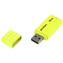 Goodram Pendrive UME2 32GB USB 2.0 UME2-0320Y0R11, 32GB, 20MB/s, 5MB/s, geltona, perforacija