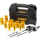 Dewalt Bi-Metal skylu pjovimo rinkinys DT90356-QZ 13 vnt., 16mm-51mm, 44mm storis, greitas ki&scaron;tuko i&scaron;metimas