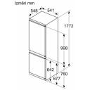 Bosch k&uuml;lmik KIV86NSE0, 177.2cm, 183L, 84L, 35dB, energiatase E, 2 ust, 4 riiulit, LED valgustus