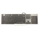 A4Tech Klaviatūra KV-300H A4TKLA39976, 43.6cm, 12.4cm, 2.2cm, USB, membrāna, 2 USB porti, ergonomisks dizains
