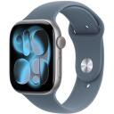 Apple Spordirihm 46mm, M/L, MFGY4ZM/A, v&auml;rv: ankur sinine, materjal: fluoroelastomeer, suurus: 160-210 mm