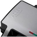 Adler V&otilde;ileiva r&ouml;ster AD 3073, 1000 W, 2 plaati, roostevaba teras/must, vertikaalne ladustamine, libisemiskindlad jalad