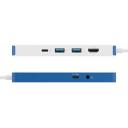 Hyper dokstacija Flex HD4102BUGL, 1xHDMI, 13.6cm, 4.5cm, 1.48cm