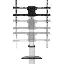 Sbox grīdas/mobilais statīvs LCD/LED televizoram FS-444, 37-86 collas, 50kg, 200x200-600x400, augstuma regulē&scaron;ana 1200-1600mm