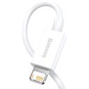Baseus Superior Series Kaabel USB to Lightning CALYS-A02, 1m, 2.4A, 480MB/s, ABS+TPE, valge