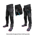 Kdstretchp Stretch kelnės, tamsiai pilkos, C60, PESSO, KDSTRETCHPC60, 98% medvilnė, 2% elastanas, 260 g/m&sup2;