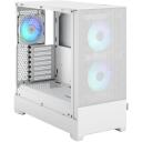 Fractal Design Arvutikorpus Pop Air FD-C-POR1A-01, ATX, Valge, 2xUSB 3.0, 4x2.5'', 3x3.5'', RGB, klaassiv k&uuml;lgpaneel