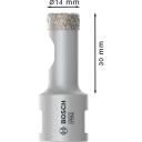 Bosch Diamantkuivitus 2608587113, 14mm, 30mm, teemantots, plaatidele, kivile