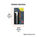 Nihik 150mm, roostevaba teras, täpsus 0,02mm 14394 CAL-6MP Truper