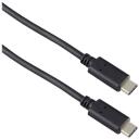 Targus USB-C kabelis 1 m ACC927EU, 10 Gbps, 5 A, 100 W, melns, 4K atbalsts, apgriežams C savienotājs