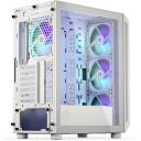 Endorfy Корпус ПК Arx 500 White EY2A018, 3x140mm передние вентиляторы, 1x140mm задний вентилятор, USB-C 10Gbps