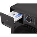 Midea Skalbimo ma&scaron;ina MF110W60/T-HR, 6 kg, 1000 RPM, Energijos klasė D, Priekinė pakrovimo, LED ekranas, Sidabrinė