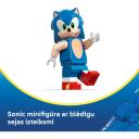 Lego Konstruktors 77117, 126 gab., Sonic minifigūra, Haosa smaragds, 3 Zelta gredzeni