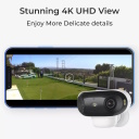 Āra un Iek&scaron;telpu 4K bezvadu WiFi akumulatora novēro&scaron;anas kamera ar krāsu nakts redzamību un IP66 aizsardzību Balta Argus Series B740X BWB4K01W Reolink