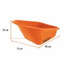 Divu riteņu profesionāla ķerra ar HDPE plastmasas korpusui 120L Expert® TP-7X TRUPER