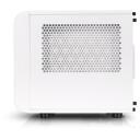 Thermaltake PC korpus Core V1 MiniITX Window - Snow Edition CA-1B8-00S6WN-01, 20cm ventilaator, valge, 2x USB 3.0, 4 ketta pesa