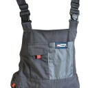 Darba kombinezons T1 pelēks, izturīgs audums, L izmērs, AW02422, AWTOOLS