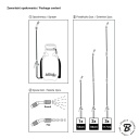 AQUA SPRAY spiediena smidzinātājs 3l, BRADAS, AS0300, ergonomisks rokturis, regulējams siksna, 2 uzgaļi, saliekama lance