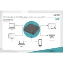 Digitus dokkimisjaam SSD DA-71545, 2 x M.2 NVMe SSD, 4TB, offline kloonimine, USB-C, 10 Gbps, Plug and Play