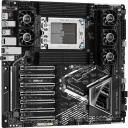 Asrock Emaplaat WRX90 WS EVO, AMD, sTR5, 8 x DIMM DDR5, 2 TB, 7 x PCIe Gen5, 2 x 10GbE LAN, 4 x SATA III