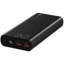 Navitel Laadija-akumulator PWR20 AL Black, 20000mAh, 3.7V 74Wh, 22.5W, USB-C 5V 2.6A, 9V 2A, 12V 1.5A, Mikro USB 5V 2A, 9V 2A