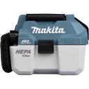 Makita juhtmeta tolmuimeja DVC750LZX3, 18 V, 7.5 l, 1.6 m&sup3;/min, harjadeta mootor, h&uuml;gieenifilter