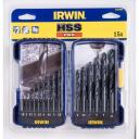 Irwin Metalli puurekomplekt 10502504, 1mm, 1.5mm, 2mm, 2.5mm, 3mm, 3.5mm, 4mm, 4.5mm, 5mm, 5.5mm, 6mm, 6.5mm, 7mm, 7.5mm, 8mm