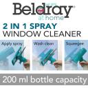 Beldray langų valytuvas LA024275TQEU7, 200ml, turkio spalvos, mikropluo&scaron;to pagalvėlė