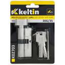 Keltin Užrakto cilindras su rankenėle K02703, 30/30G mm, 3 raktai, 25 000 ciklų, aliuminis, ZnAl lydinys