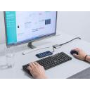 Natec Multi Port Fowler MINI NMP-1607, 1xUSB A, 1xHDMI, 1xUSB-C, 4K UHD, 60W laadimine, USB 3.0