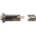 Digitus USB 2.0 seeriaadapter DA-70167, RS-232, 128 Kbps, FTDI kiip, must, 80 cm USB kaabel