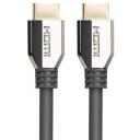Lanberg HDMI kaabel CA-HDMI-30CU-0018-BK, 1.8m, 8K, 60Hz, 48Gbit/s, vask, kuldne pistikud, HDR, ARC, Plug and Play