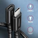 Axagon Kabelio prailgintuvas BUCM32-CF05AB 0.5m, juodas, USB-C į USB-C, 20Gbps, PD 240W, 5A, 8K HD vaizdo