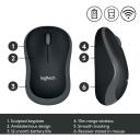 Logitech USB optiline hiir M185 910-002238, 1000DPI, 2 nuppu, 1 AA aku, Nano vastuv&otilde;tja, v&auml;rv: hall