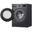 LG Pesumasin F4X1009NMB, 9 kg, 1400 RPM, A klass, esik&uuml;ljelt laadimine, auru funktsioon, Wi-Fi, grafiitmust