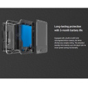 Ezviz DP2 HD CS-DP2C 2MP Belaidis Durų Skambutis Išmani Vaizdo Kameros Sistema su LCD Ekranu Sidabrinė