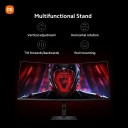 Gaming curved monitor 34&Prime; WQHD 3440&times;1440 180 Hz 1 ms FreeSync Premium G34WQi Black ELA5454EU Xiaomi