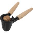 Jata Riekstkodis HACC2502, 17 x 5 x 6 cm, 0.157 kg, alumīnijs, koks, melns, regulējams, gofrēta virsma
