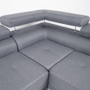 Stūra dīvāns GALVIN RC gaiši pelēks 28648