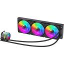 Gamemax protsessori vedelikjahutus ICEBURG 360 INFINITY BK, 1.125kg, 2.575kg, 300W TDP, 32 dBA, 800-2000 rpm, 120mm ventilaator