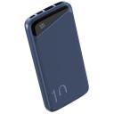 Navitel Power Bank PWR10 MX Blue, 10000mAh, 3.7V, 37Wh, 2xUSB-A, 1xUSB-C, 1xMikro-USB, &uuml;lekoormuse kaitse