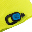 Ziemas cepure OTTO ar LED gaismu, 150lm, USB uzlāde, dzeltena HT5K494 HOGERT